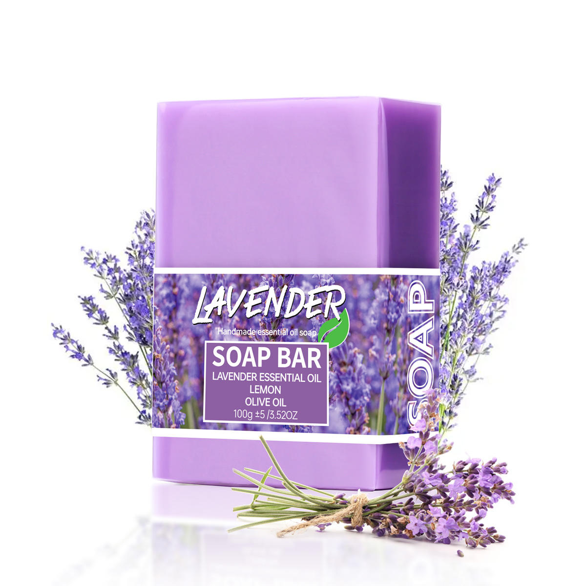 Essential Oil Soap - 100 جرام من زيت اللافندر المصنوع