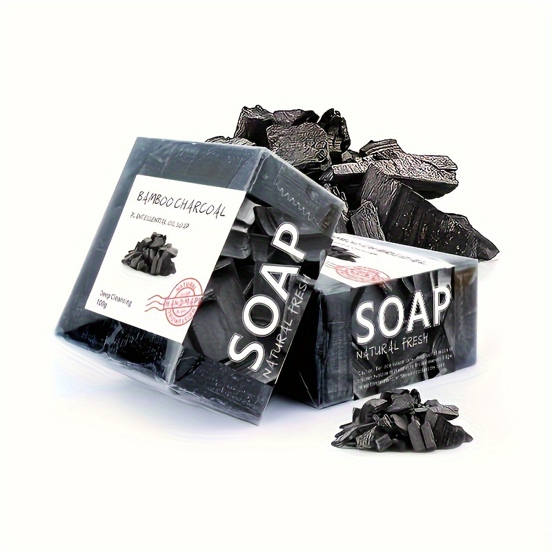 Essential Oil Soap - 100 جرام صابون فحم الخيزران المرطب