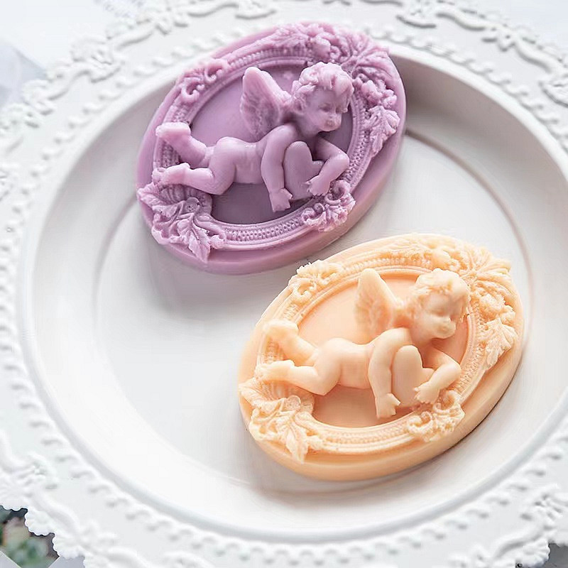 Soap Making Home - ثلاثية الأبعاد الملاك الاطفال على شكل