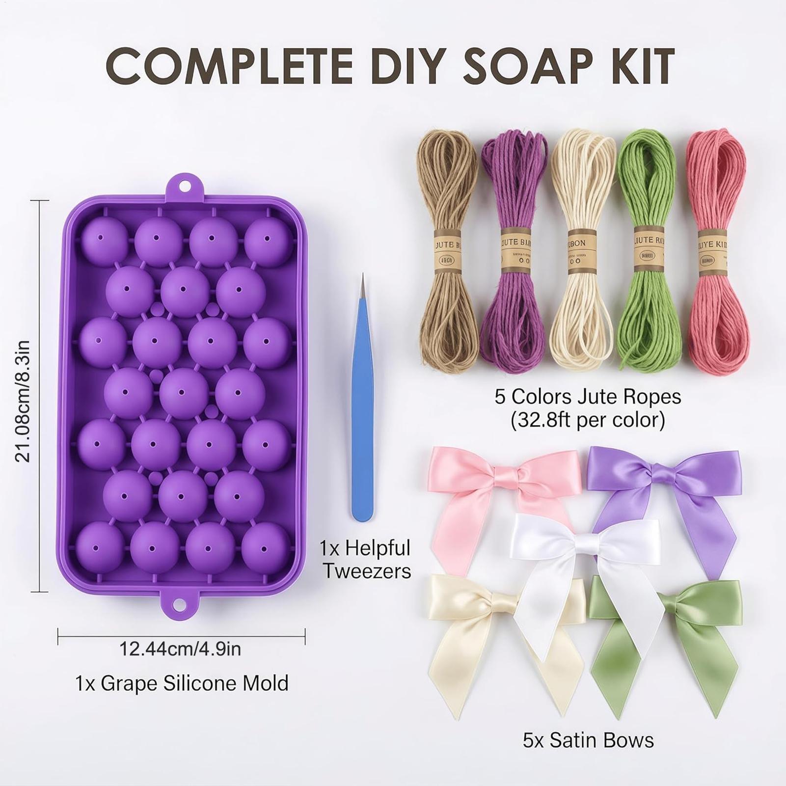 طقم صنع الصابون يدويًا، قالب ص - مراجعة Soap Making Home وسعره