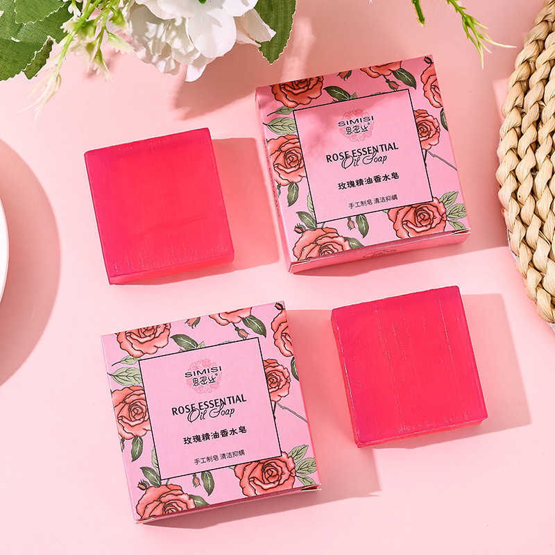 صابون الزيوت العطرية بالورد، ص - مراجعة Essential Oil Soap وسعره
