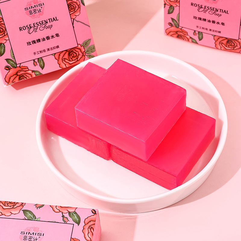 صابون الزيوت العطرية بالورد، ص - مراجعة Essential Oil Soap وسعره