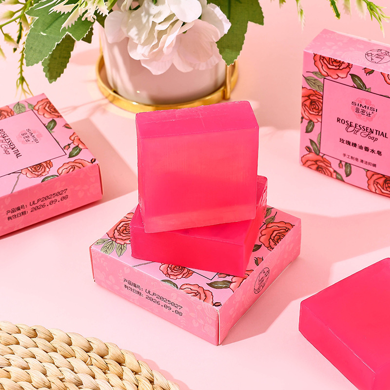 صابون الزيوت العطرية بالورد، ص - مراجعة Essential Oil Soap وسعره