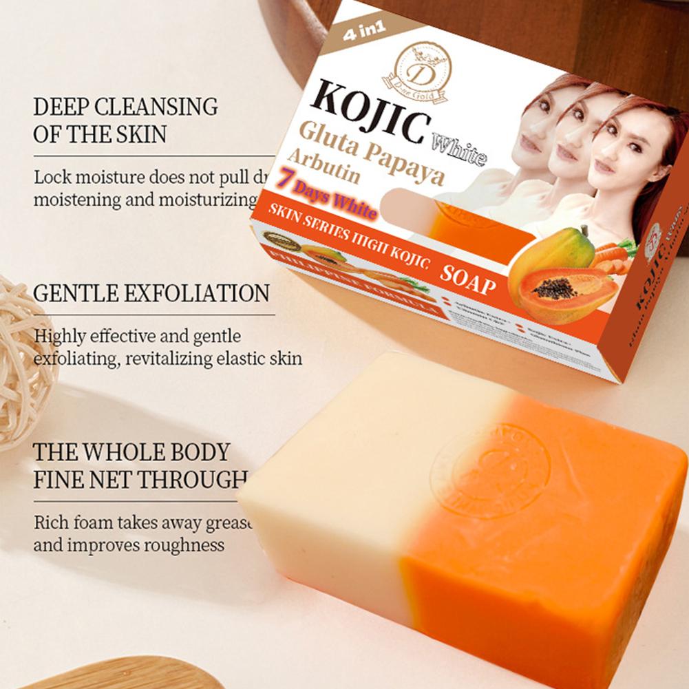 صابون زيت البابايا وحمض الكوجي - مراجعة Essential Oil Soap وسعره