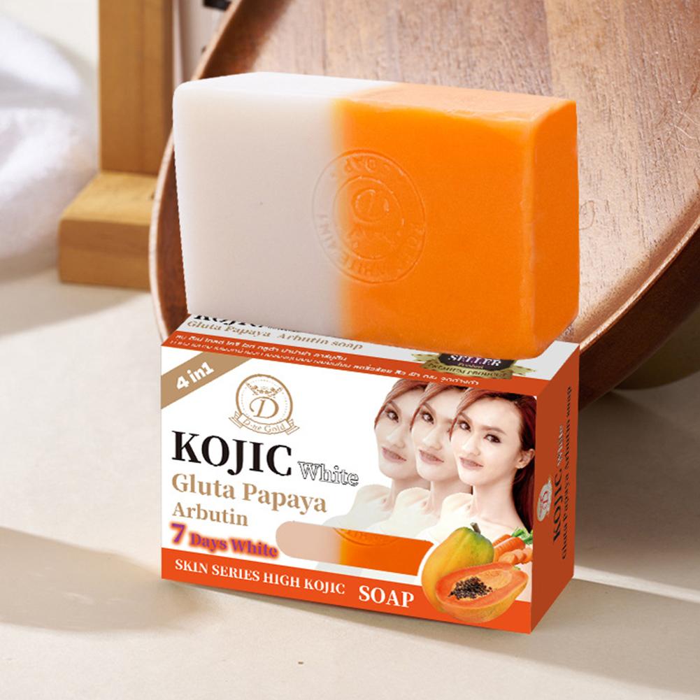 صابون زيت البابايا وحمض الكوجي - مراجعة Essential Oil Soap وسعره