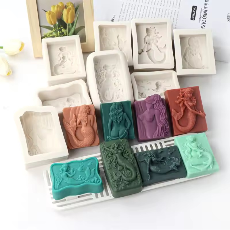 قالب شمع مستطيل الشكل بتصميم ح - مراجعة Soap Making Business وسعره