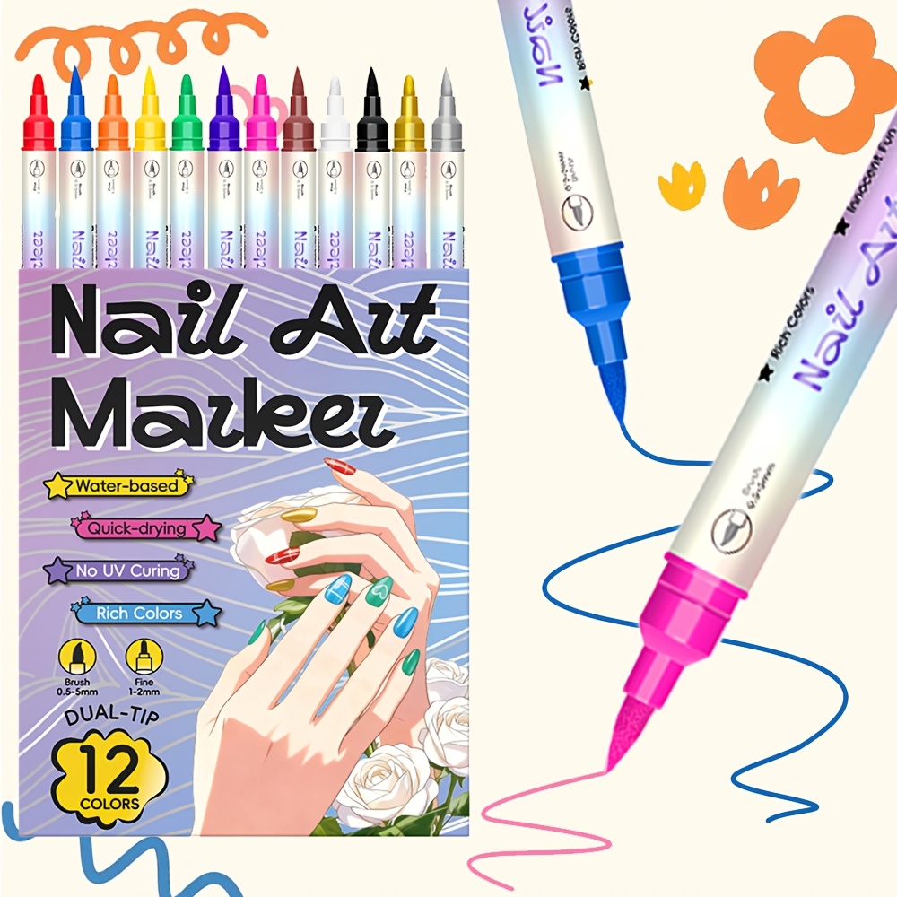 مجموعة أقلام فن الأظافر بـ 12  - مراجعة Copic Marker Sketch وسعره