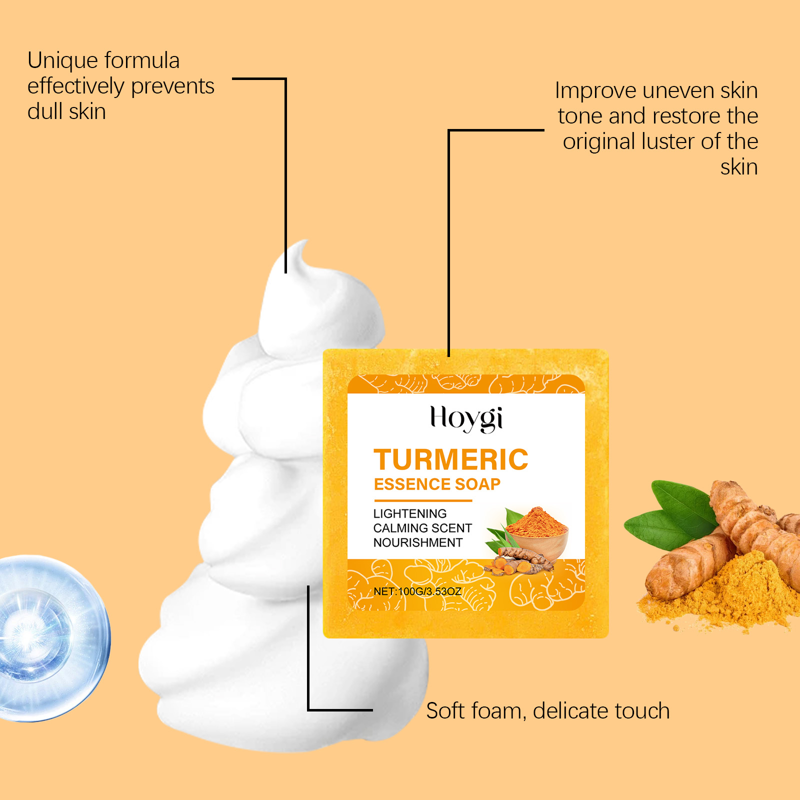 الكركم العناية بالبشرة مجموعة  - مراجعة Essential Oil Soap وسعره