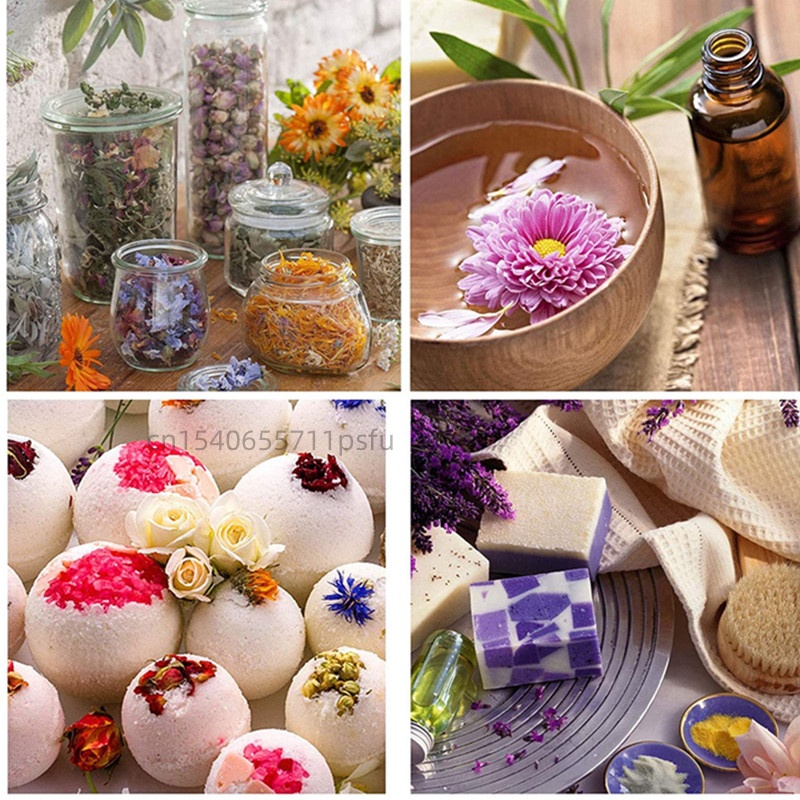 مسحوق زهرة الياسمين المجفف الن - مراجعة Soap Making Home وسعره