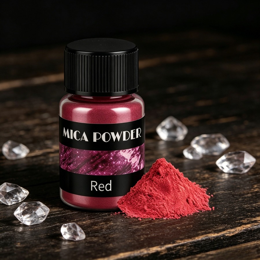 مسحوق الميكا الأحمر اللامع من  - مراجعة Oxide Pigment Soap وسعره
