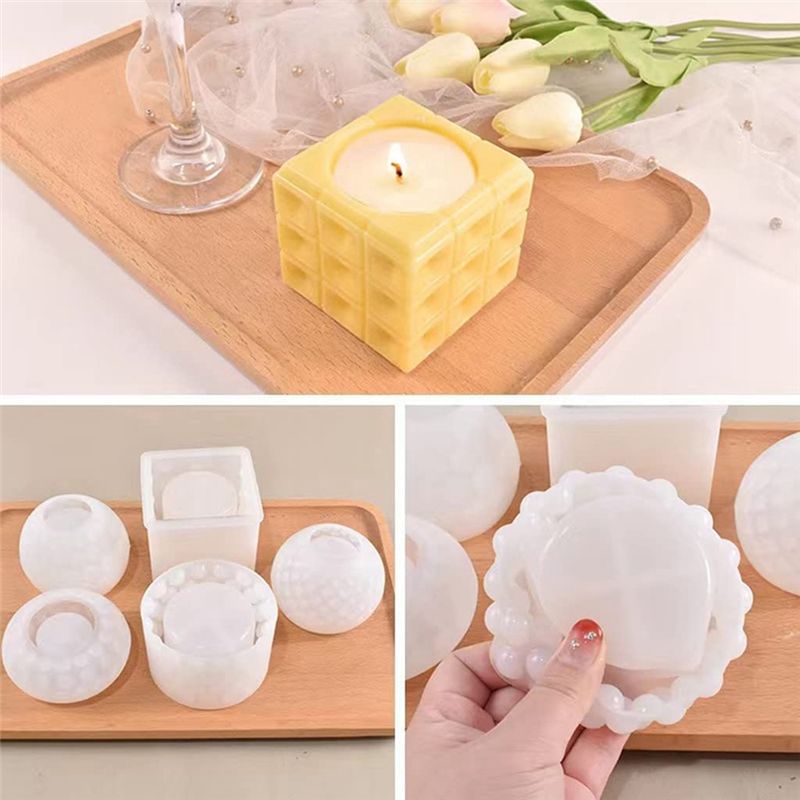 مجموعة قوالب شمع سيليكون 5 قطع - مراجعة Soap Making Quantities وسعره