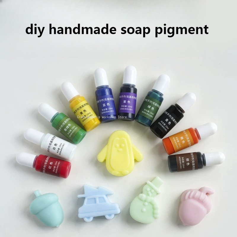 صبغة صابون يدوية الصنع 10 ألوا - مراجعة Soap Making With Soap Base وسعره