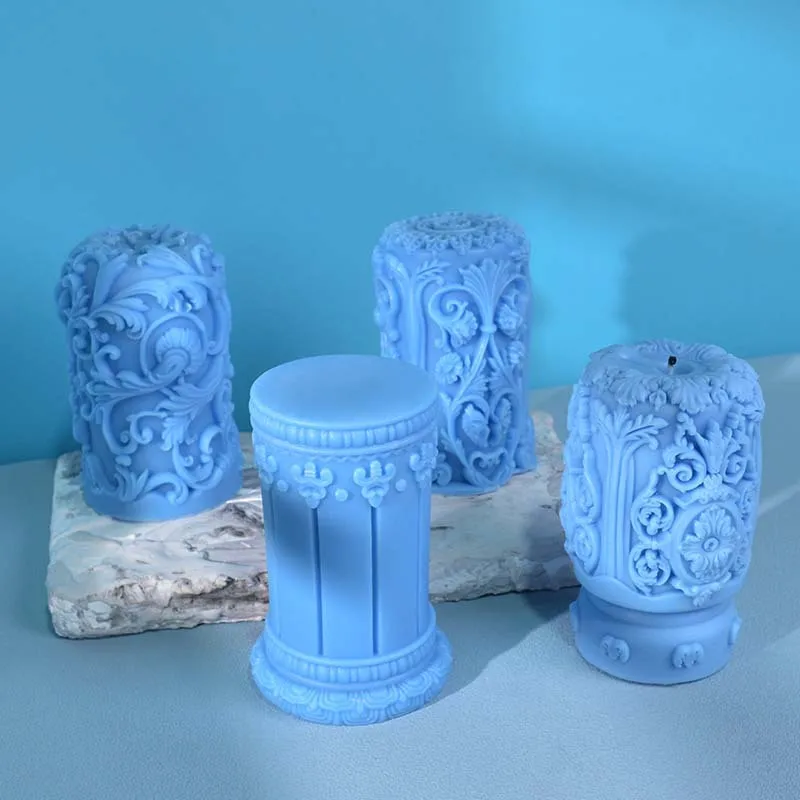 منحوتة العمود الروماني شمعة قا - مراجعة Soap Making Home وسعره